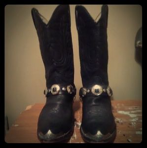 Vintage Durango western harness boots
